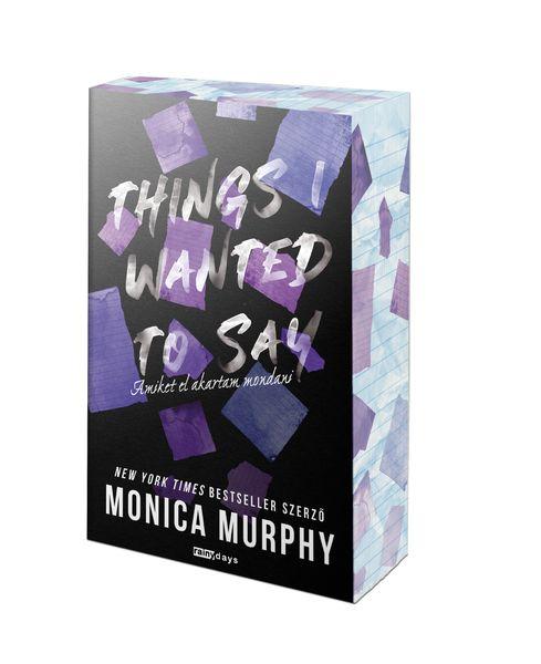 Things I Wanted To Say - Amiket el akartam mondani (Éldekorált)